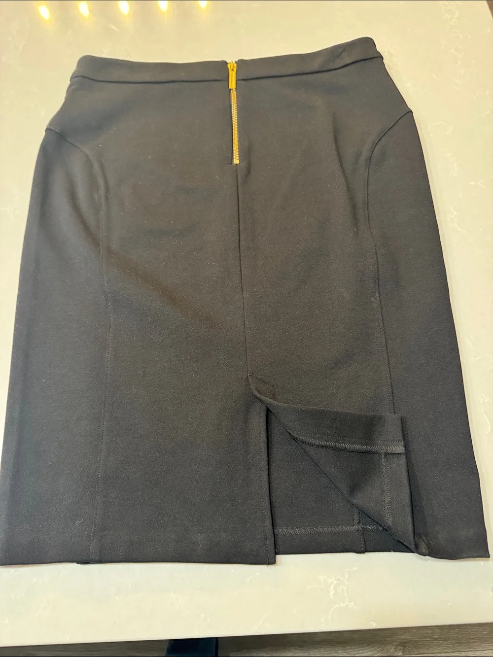 Michael Kors Black Classic Pencil Skirt